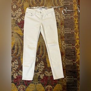 White Closed Baker Jeans size 27